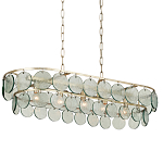 Люстра овальной формы с каскадом из декоративных элементов Harmony of Light варинант исполнения - 2 | Loft Concept в Костроме