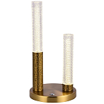 Настольная лампа латунь Dew Drops Tube Brass Table Lamp варинант исполнения - 1 | Loft Concept в Костроме