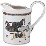 Чайный сервиз из фарфора с изображением лошадей на 6 персон 15 предметов Porcelain Horse Set  варинант исполнения - 4 | Loft Concept в Костроме