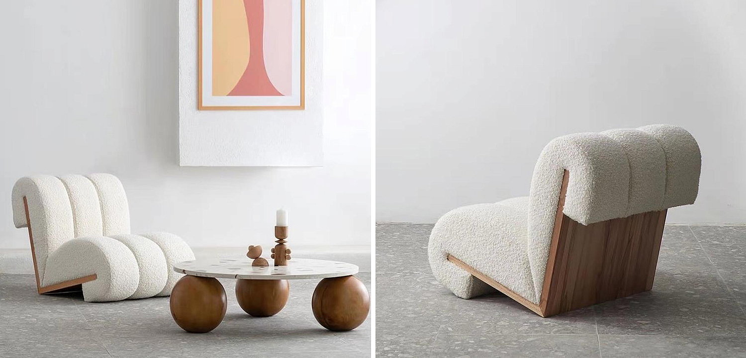 Кресло Frazier Boucle Armchair Кресло Frazier Boucle Armchair - Loft-Concept в Костроме