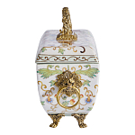 Шкатулка с фигуркой льва на крышке Eden Garden варинант исполнения - 4 | Loft Concept в Костроме