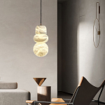 Подвесной светильник с фигурными плафонами Stone Triad варинант исполнения - 4 | Loft Concept в Костроме