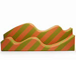 Дизайнерский модульный диван волнистой формы с цветным принтом Poltronova Superonda Sofa варинант исполнения - 27 | Loft Concept в Костроме