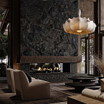 Подвесной светильник с белым фигурным абажуром и мягкими волнистыми краями Cloud Motion  варинант исполнения - 21 | Loft Concept в Костроме