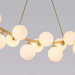 Люстра подвесная с белыми лампами в форме шара Felicitat варинант исполнения - 2 | Loft Concept в Костроме