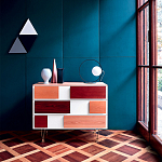 Дизайнерский широкий комод с ящиками Gio Ponti D.655.1 D.655.2 Chest of Drawers варинант исполнения - 2 | Loft Concept в Костроме