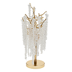 Лампа настольная со стеклянными подвесами цвет золото Light FAIRYTREE варинант исполнения - 1 | Loft Concept в Костроме