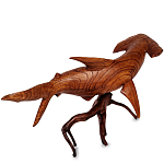 Статуэтка акула-молот деревянная Hammer варинант исполнения - 2 | Loft Concept в Костроме