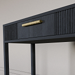 Элегантная Консоль Primo с выдвижным ящиком Черный дуб варинант исполнения - 4 | Loft Concept в Костроме