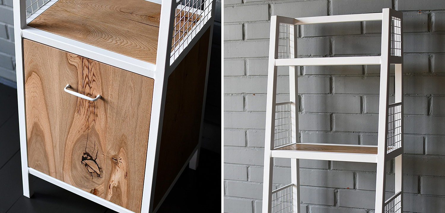 Стеллаж Bartlett Industrial Metal Rust Rack Стеллаж Bartlett Industrial Metal Rust Rack - Loft-Concept в Костроме