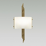 Бра с изогнутым плафоном на бронзовом основании с вертикальным декором из металлических трубок Sohne варинант исполнения - 6 | Loft Concept в Костроме