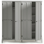 Шкаф серый Silva Grey Cabinet варинант исполнения - 9 | Loft Concept в Костроме