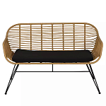 Кушетка плетеная из ротанга Wicker Сouch варинант исполнения - 1 | Loft Concept в Костроме