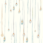 Мебельная ткань Велюр Raindrops White 145 см N 1003 варинант исполнения - 1 | Loft Concept в Костроме