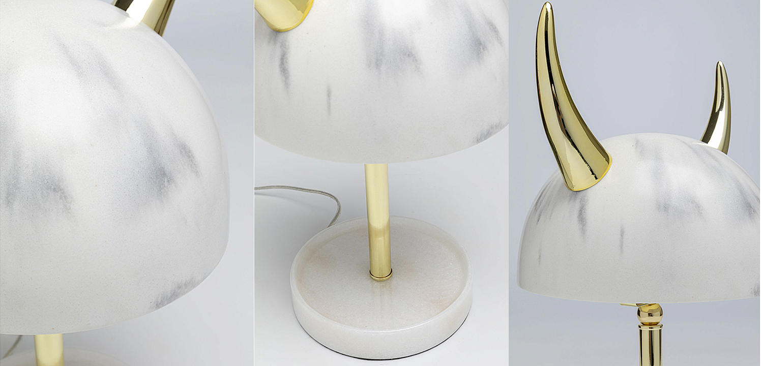 Настольная лампа Marble with Horns - Loft-Concept в Костроме