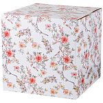 Набор посуды обеденный из фарфора на 6 персон 18 предметов Flower Porcelain Collection варинант исполнения - 3 | Loft Concept в Костроме