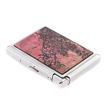 Портсигар с газовой зажигалкой из натурального камня Родонит Stone Cigarettes Cases варинант исполнения - 9 | Loft Concept в Костроме