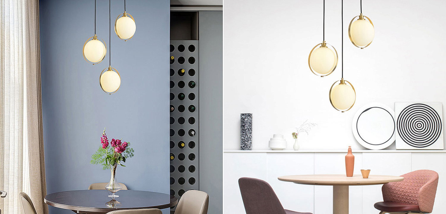 Люстра на кольцевом каркасе POISE 3 Сircle - Loft-Concept в Костроме