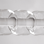 Люстра линейная с 6-ю прозрачными стеклянными плафонами округлой формы HANDLE GRAPE варинант исполнения - 9 | Loft Concept в Костроме