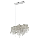 Люстра подвесная с металлическими цепочками и изогнутыми металлическими дугами 72 см Atlantis Chain варинант исполнения - 4 | Loft Concept в Костроме