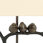 Настольная лампа Птицы на изогнутой ветке Lamp Tit варинант исполнения - 1 | Loft Concept в Костроме