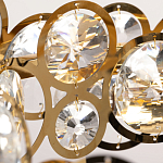 Люстра подвесная из золотых колец 57 см Golden Circles варинант исполнения - 10 | Loft Concept в Костроме