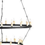 Люстра круглая двухъярусная Lightness and Scale варинант исполнения - 1 | Loft Concept в Костроме