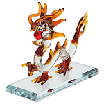 Декоративная стеклянная статуэтка Дракон Glass Dragon Statuette варинант исполнения - 4 | Loft Concept в Костроме