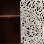 Шкаф с орнаментом ручная резьба из дерева Indian Antique Furniture  варинант исполнения - 3 | Loft Concept в Костроме