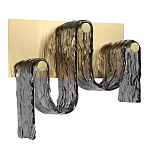 Бра волнистой формы из фактурного стекла Big Wave варинант исполнения - 1 | Loft Concept в Костроме