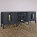 Большая VT-тумба Primo шпон Черный дуб варинант исполнения - 3 | Loft Concept в Костроме