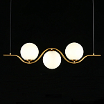 Люстра подвесная светодиодная Jagna 2 Gold and White варинант исполнения - 1 | Loft Concept в Костроме