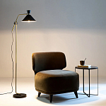 Торшер с поворотным плафоном Davy Brass Floor Lamp варинант исполнения - 6 | Loft Concept в Костроме