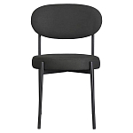 Стул мягкий Alfie Chair черный варинант исполнения - 1 | Loft Concept в Костроме