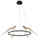 Подвесной светильник с декором в виде птиц Birds Ring Hanging Lamp варинант исполнения - 2 | Loft Concept в Костроме