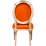 Стул из натурального бука оранжевое с цветным принтом Impressionism in Color варинант исполнения - 2 | Loft Concept в Костроме