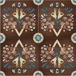 Плитка с узором Клубника варинант исполнения - 1 | Loft Concept в Костроме