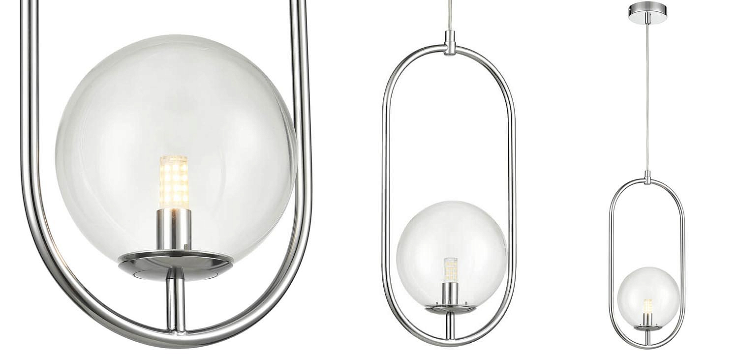 Подвесной светильник B.LUX C Ball oval chrome Подвесной светильник B.LUX C Ball oval chrome - Loft-Concept в Костроме