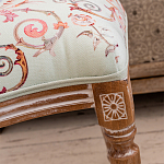 Стул из массива бука светло-зеленый с растительным орнаментом Raffael Angel Green Chair варинант исполнения - 5 | Loft Concept в Костроме