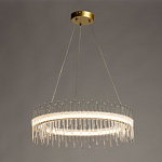 Люстра круглая с прозрачными стеклянными трубками 51 см Nembus варинант исполнения - 3 | Loft Concept в Костроме