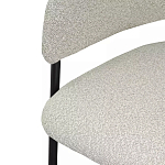 Стул мягкий с подлокотниками Chair Gray Upholstery Boucle варинант исполнения - 6 | Loft Concept в Костроме