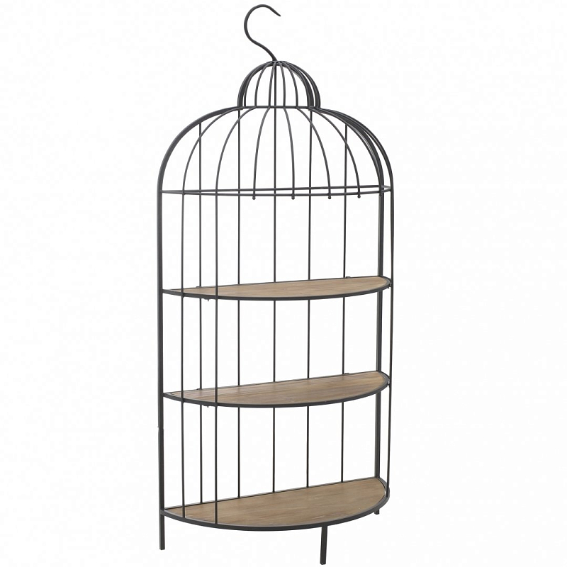 Стеллаж Cage Rack Big Черный Бежевый Стеллаж Cage Rack Big Черный Бежевый в Костроме | Loft Concept