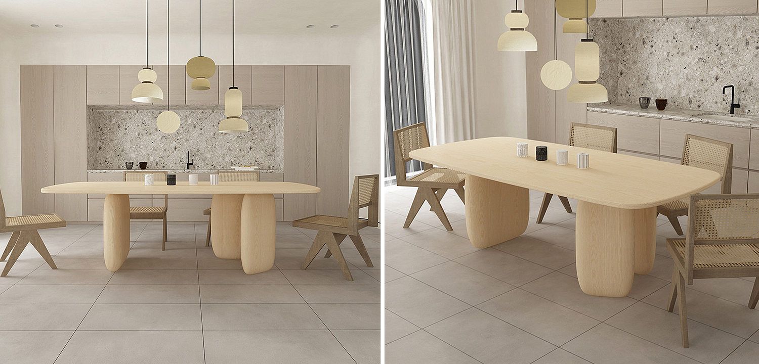 Обеденный стол Colon Dining Table Обеденный стол Colon Dining Table - Loft-Concept в Костроме