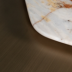 Столик журнальный Promontory с мрамором варинант исполнения - 3 | Loft Concept в Костроме