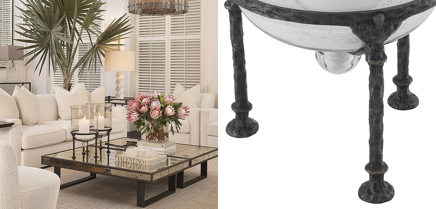 Подсвечник Eichholtz Hurricane Grace Bronze Подсвечник Eichholtz Hurricane Grace Bronze - Loft-Concept в Костроме
