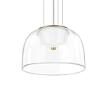 Подвесной светильник с куполообразным прозрачным стеклянным плафоном Grada Light варинант исполнения - 7 | Loft Concept в Костроме