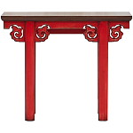 Деревянная консоль в китайском стиле красная Tang Console Table варинант исполнения - 1 | Loft Concept в Костроме