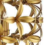 Люстра в форме шара из золотых лепестков Hanging Flowers варинант исполнения - 2 | Loft Concept в Костроме