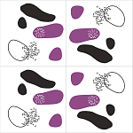 Плитка с узором Камни варинант исполнения - 1 | Loft Concept в Костроме