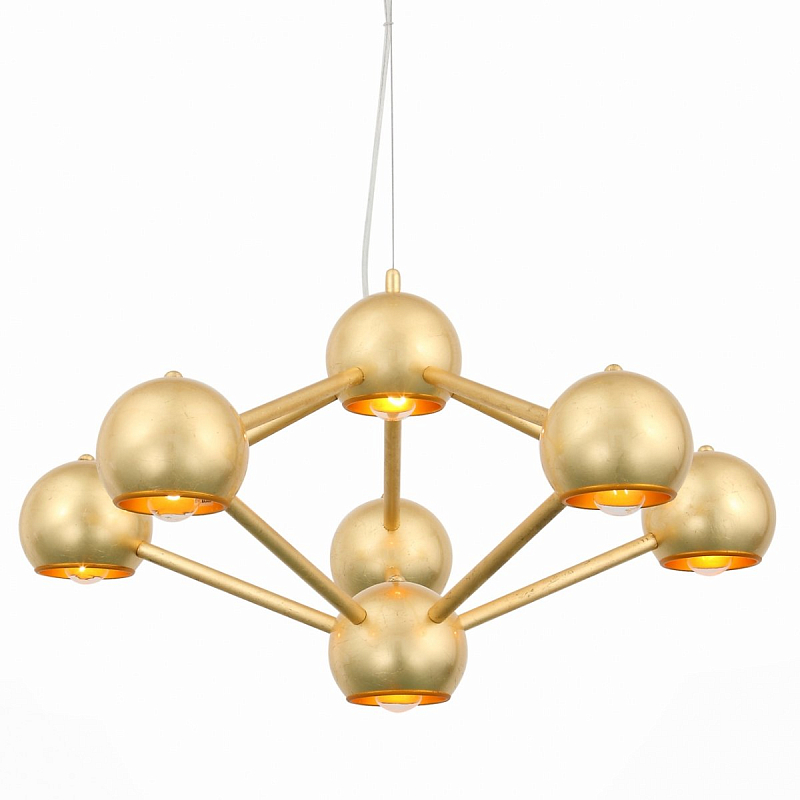 Люстра Heptaider Chandelier Латунь Люстра Heptaider Chandelier Латунь в Костроме | Loft Concept